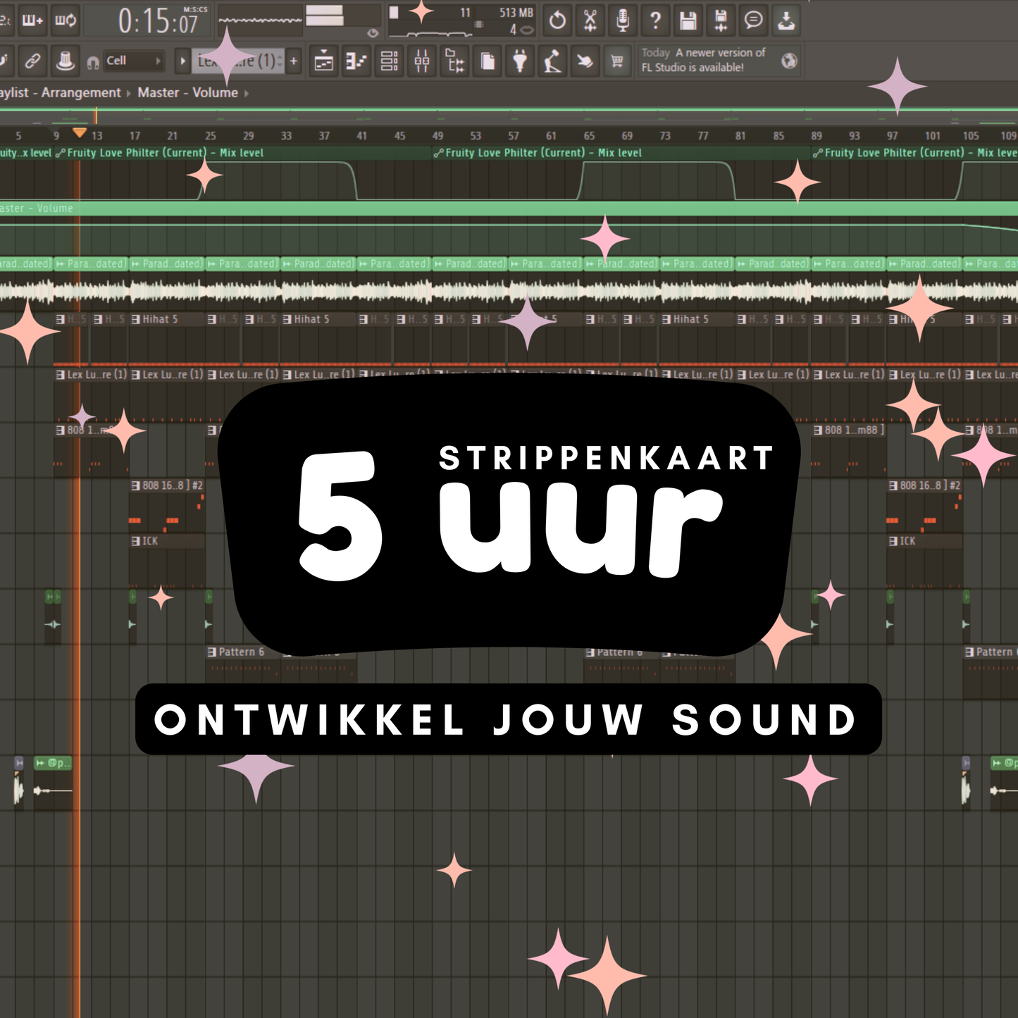 5-Uur Strippenkaart – 1-op-1 Beatcoaching via Discord
